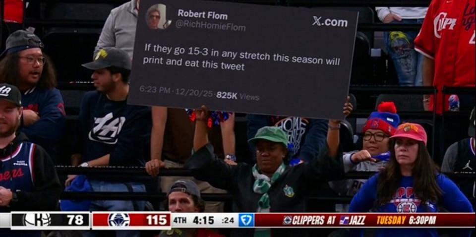 开云-18战15胜，快船队创联盟第一！哈登首节14分定调小卡28+5又破纪录