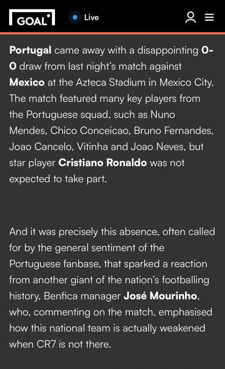 开云官网登录-穆帅称C罗不在时葡萄牙普通球队？最早球迷发、无来源 大概率杜撰